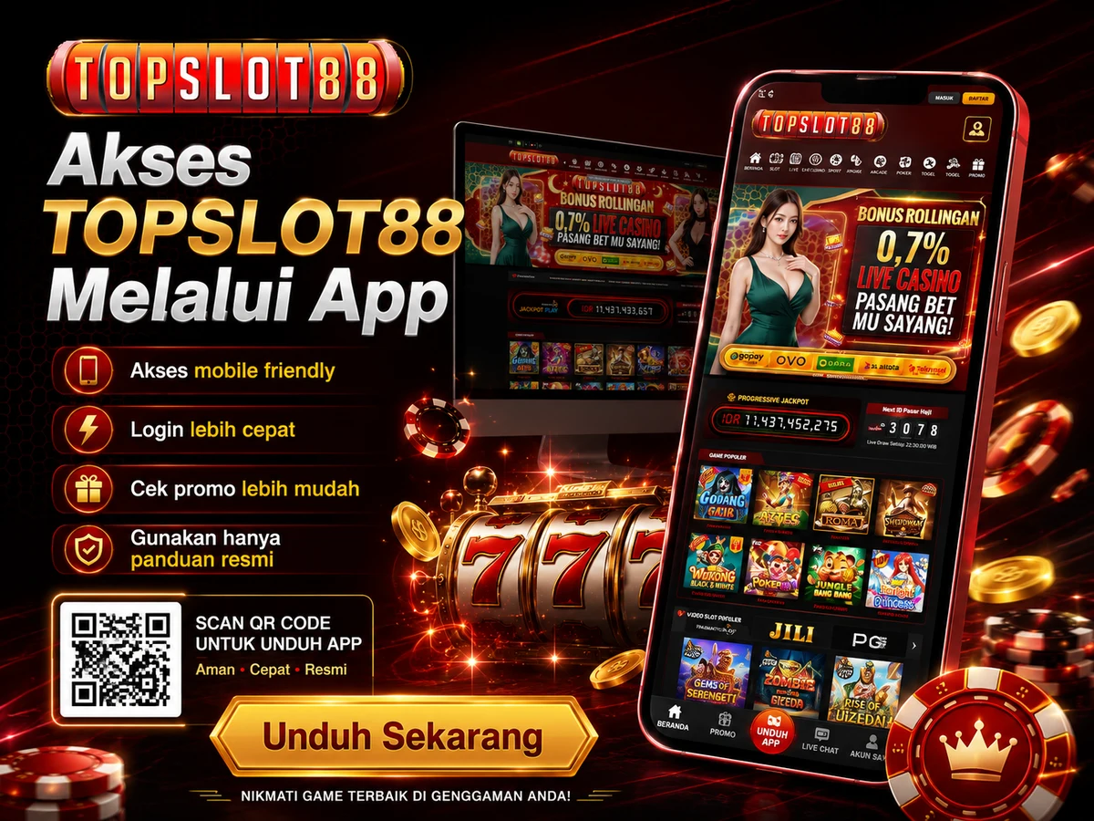 Akses TOPSLOT88 melalui app